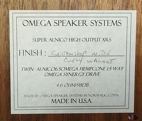 omega speaker 600 watt price|omega high output xrs review.